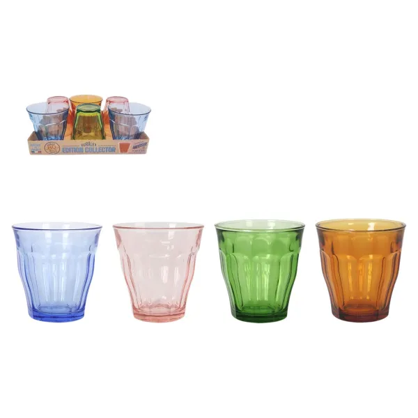 Glāžu komplekts Duralex Picardie Daudzkrāsains Stikls 250 ml 6 Daudzums (8 gb.)