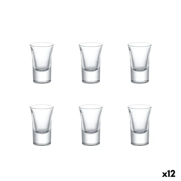 Набор рюмок La Mediterránea Diva Прозрачный Cтекло 30 ml 6 Предметы (12 штук)