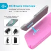Speck Presidio2 Grip ClickLock & MagSafe - iPhone 16 Plus Case (True Pink / Shocking Pink / White)