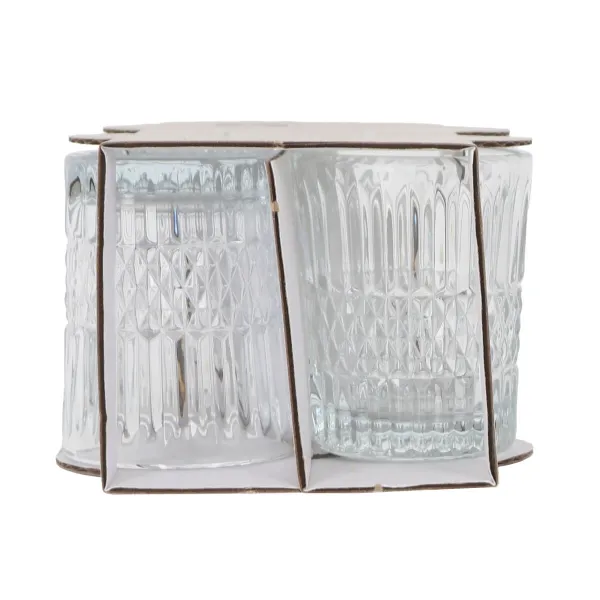 Set of Shot Glasses La Mediterránea Phasai geneve Transparent Glass 63 ml 4 Pieces (24 Units)