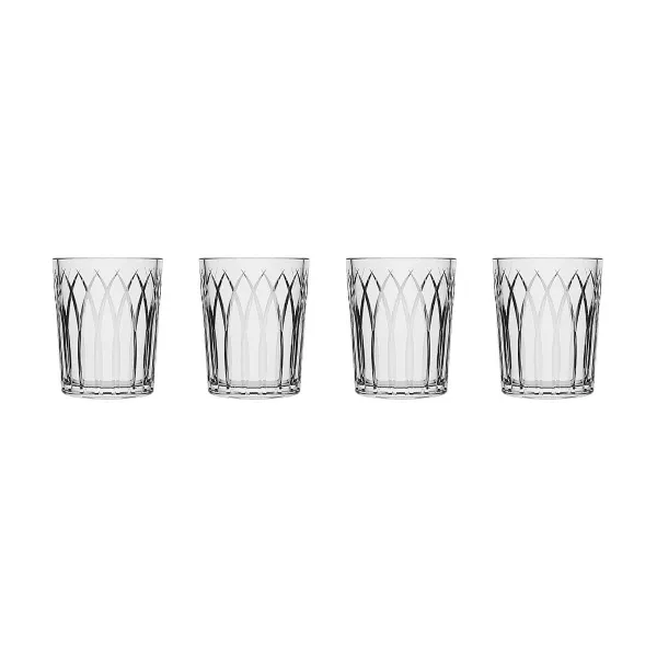 Set of Shot Glasses La Mediterránea Phasai seu Transparent Glass 63 ml 4 Pieces (24 Units)