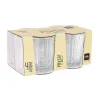 Set of Shot Glasses La Mediterránea Phasai rio Transparent Glass 63 ml 4 Pieces (24 Units)
