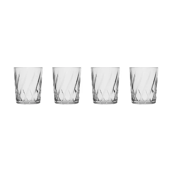 Set of Shot Glasses La Mediterránea Phasai nossa Transparent Glass 63 ml 4 Pieces (24 Units)
