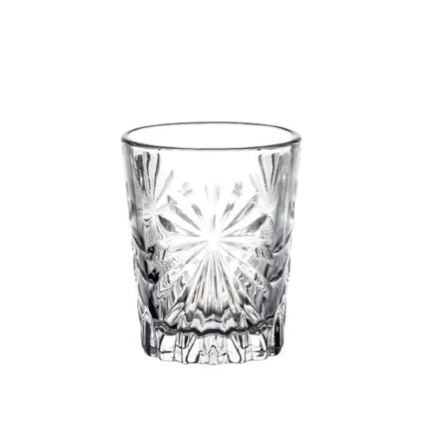 Set of Shot Glasses La Mediterránea Oman Transparent Glass 6 Pieces (18 Units)