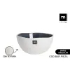 Bowl La Mediterránea Savina Blue White Ceramic 180 ml (24 Units)