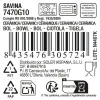 Kulho La Mediterránea Savina Sininen Valkoinen Keraminen 180 ml (24 osaa)