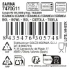 чаша La Mediterránea Savina Синий Белый Керамика 730 ml (12 штук)