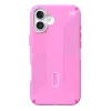 Speck Presidio2 Grip ClickLock & MagSafe - iPhone 16 Plus Case (True Pink / Shocking Pink / White)
