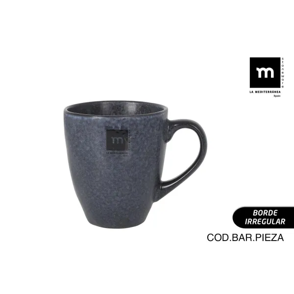 Кружка Mug La Mediterránea Nebula Серый 410 ml Керамика (18 штук)