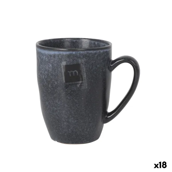 Кружка Mug La Mediterránea Nebula Серый 310 ml Керамика (18 штук)