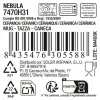 Muki La Mediterránea Nebula Harmaa 180 ml Keraminen (24 osaa)