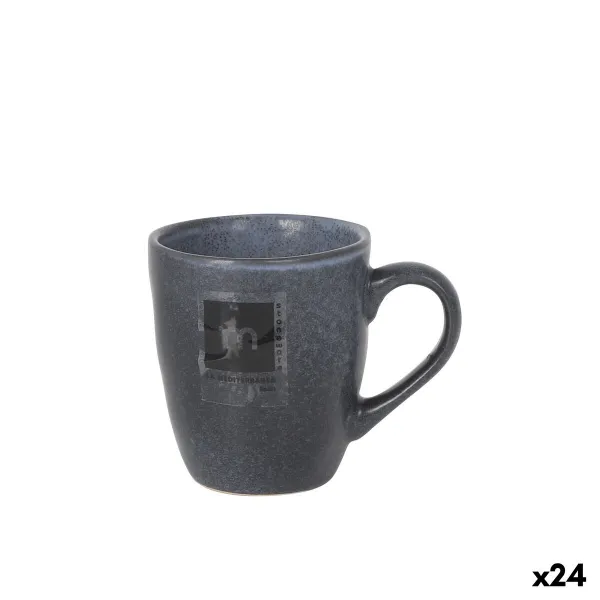 Кружка Mug La Mediterránea Nebula Серый 90 ml Керамика (24 штук)