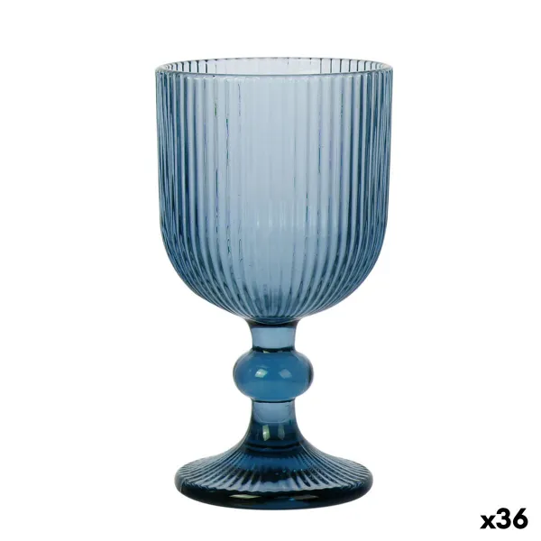 Vīnaglāze La Mediterránea Sonella Zils Stikls 360 ml (36 Vienības)
