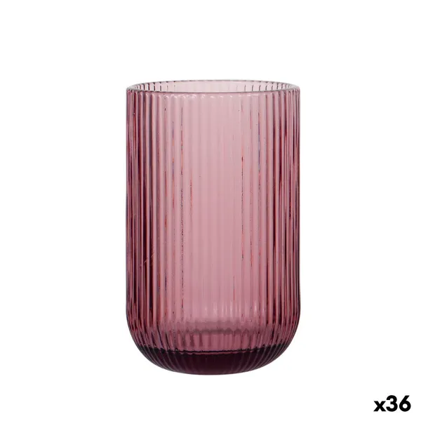 Stiklas La Mediterránea Sonella Purpurinė stiklas 430 ml (36 Vienetai)
