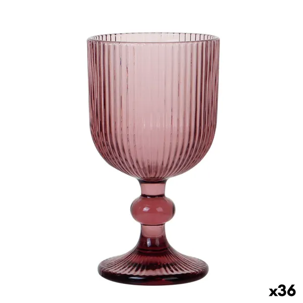 Stiklinė La Mediterránea Sonella Purpurinė stiklas 360 ml (36 Vienetai)
