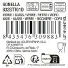 Lasi La Mediterránea Sonella Läpinäkyvä Lasi 270 ml (48 osaa)