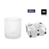 Set of glasses La Mediterránea Zenya Transparent Glass 340 ml 4 Pieces (6 Units)