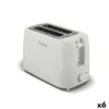 Тостер Kiwi Kiwi Белый Серебристый 750 W 6 штук