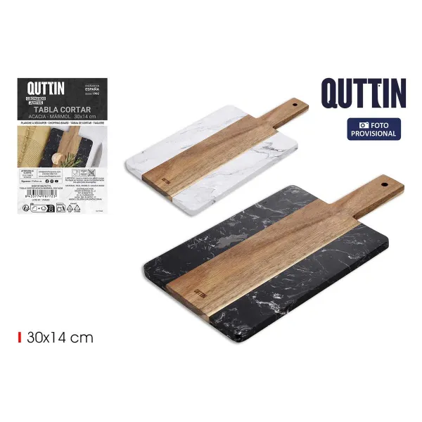 Pjaustymo lentelė Quttin 30 x 14 cm Marmurą Akacija (12 vnt.)