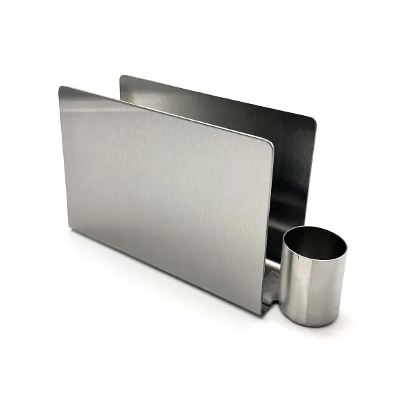 Servetėlės laikiklis My Bar Sidabras Plienas 16,2 x 4,5 x 9 cm (24 vnt.)