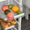 Передвижная тумба MobleKit Белый Коричневый Деревянный Металл 37 x 37 x 76 cm (2 штук)