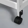 Передвижная тумба MobleKit Белый Коричневый Деревянный Металл 37 x 37 x 76 cm (2 штук)