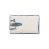 Uzkodu paplāte La Mediterránea Peixe 2.0 Daudzkrāsains Taisnstūra 20 x 13 x 2 cm Keramika (24 gb.)