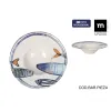 Pastalautanen La Mediterránea Peixe 2.0 Monivärinen Keraminen Ø 28 cm (6 osaa)