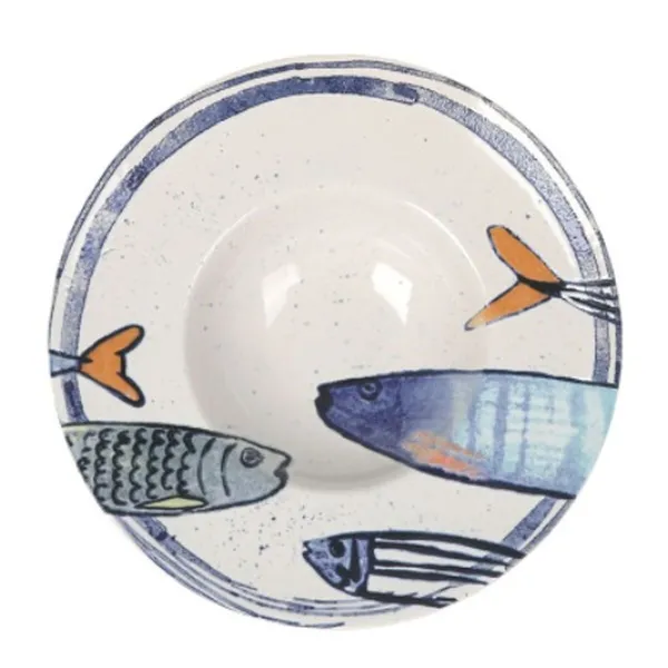 Pastalautanen La Mediterránea Peixe 2.0 Monivärinen Keraminen Ø 28 cm (6 osaa)