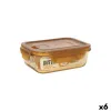 Судок Quttin Ambare Прямоугольный 600 ml (6 штук)