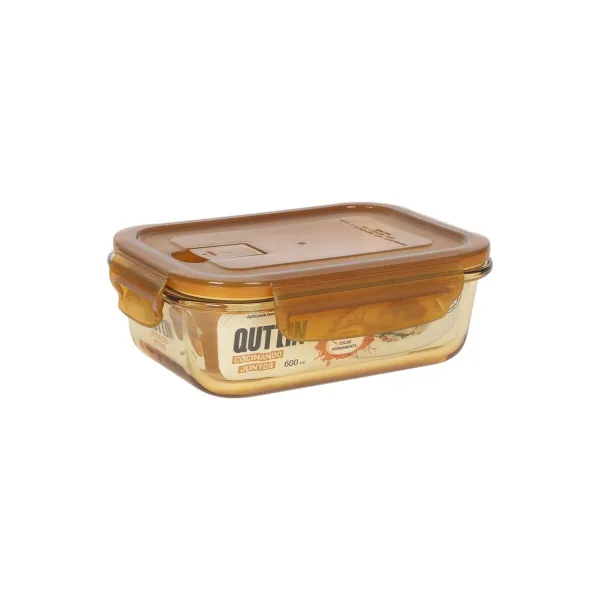 Pusdienu kastīte Quttin Ambare Taisnstūra 600 ml (6 gb.)