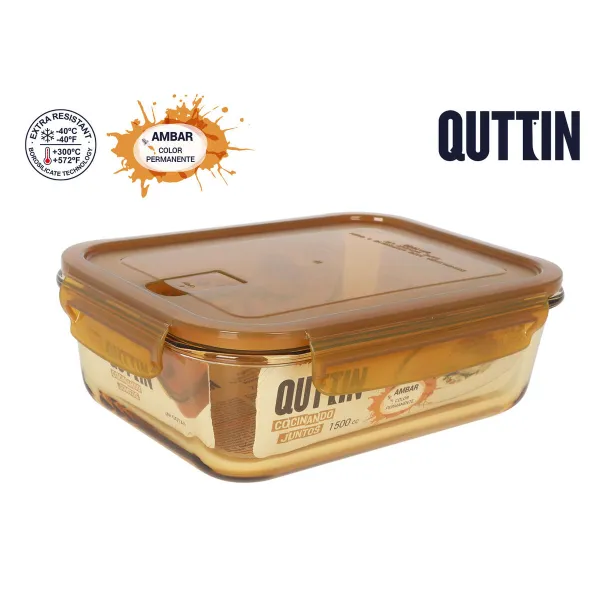 Судок Quttin Ambare Прямоугольный 1,5 L (6 штук)
