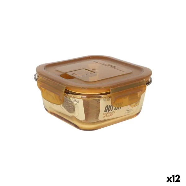 Lunch box Quttin Ambare 550 ml (12 Units)