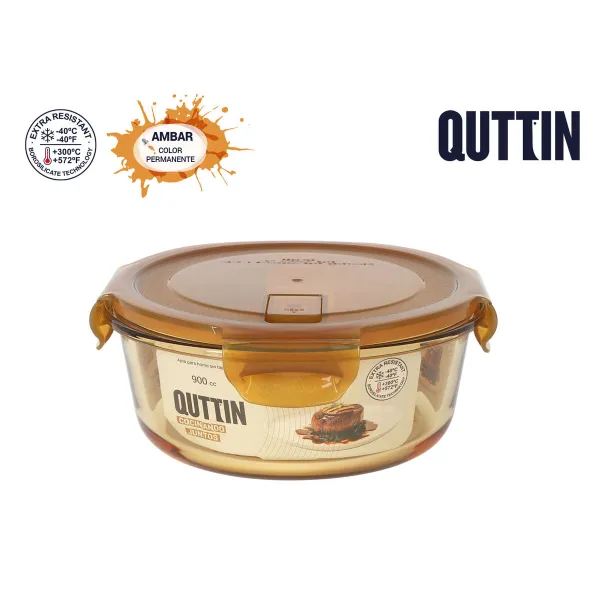 Lunch box Quttin Ambare 0,9 l (6 Units)
