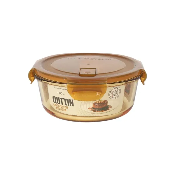 Lunch box Quttin Ambare 0,9 l (6 Units)