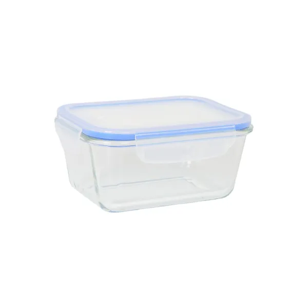 Pusdienu kastīte Quttin Zils Caurspīdīgs Taisnstūra 470 ml (12 gb.)