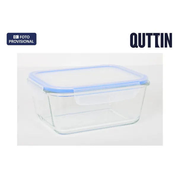 Padažinė Quttin Mėlyna Skaidrus Stačiakampis 1,3 L (6 vnt.)