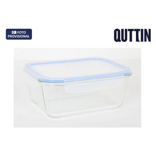 Судок Quttin Синий Прозрачный Прямоугольный 1,8 L (6 штук)