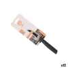 Нож для чистки MasterChef Чёрный Серебристый Нержавеющая сталь 7,5 cm (12 штук)