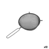 Дуршлаг Quttin Чёрный Металл Ø 16 cm (12 штук)