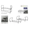 Подставка под бутылки Confortime Чёрный 43 x 15 x 28 cm (8 штук)