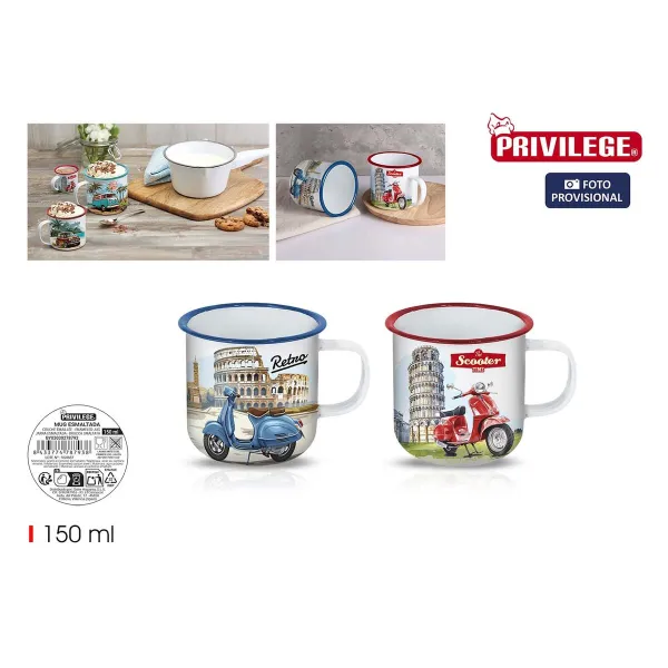 Кружка Mug Privilege PRIVILEGE 150 ml Эмалированная сталь (24 штук)