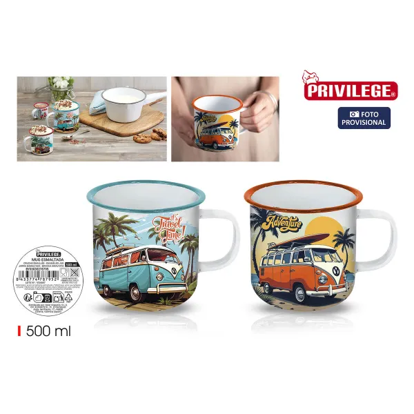 Кружка Mug Privilege PRIVILEGE 500 ml Эмалированная сталь (24 штук)