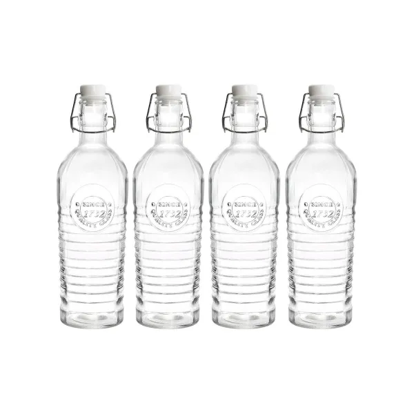 Glass Bottle La Mediterránea Transparent Glass 500 ml (24 Units)