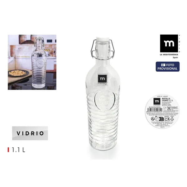 Стеклянная бутылка La Mediterránea Cтекло 1,1 L (12 штук)