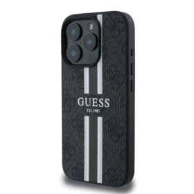 Guess 4G Printed Stripes MagSafe - Case for iPhone 16 Pro (black)