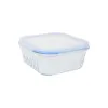 Lunch box Quttin Textury Transparent Borosilicate Glass 750 ml (6 Units)