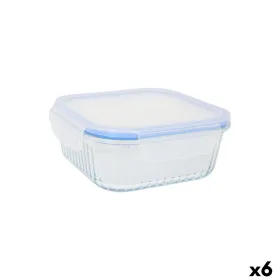 Судок Quttin Textury Прозрачный Боросиликатное стекло 1,1 L (6 штук)