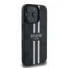 Guess 4G Printed Stripes MagSafe - Case for iPhone 16 Pro (black)