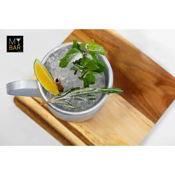 Кружка My Bar COCKTAIL Серебристый Сталь 500 ml (12 штук)